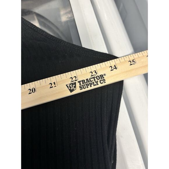 Just For you Black Sleeveless long Cape With Pockets 2XL - Picture 6 of 6